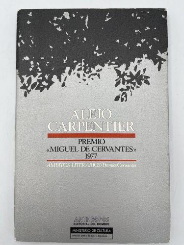 Book cover from Alejo Carpentier