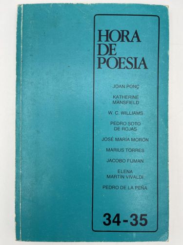 Hora de poesía