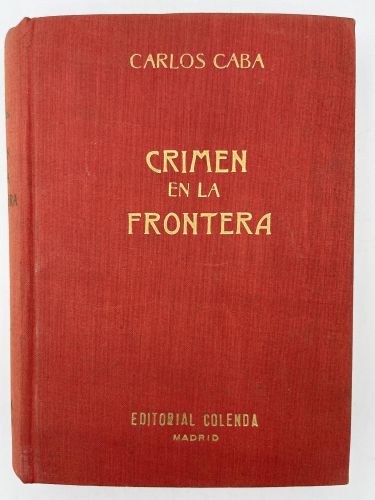Portada del libro de Crimen en la frontera