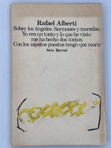 Portada del libro de Sobre los ángeles. Sermones y moradas. Yo era un tonto y lo que he visto me ha hecho dos tontos.