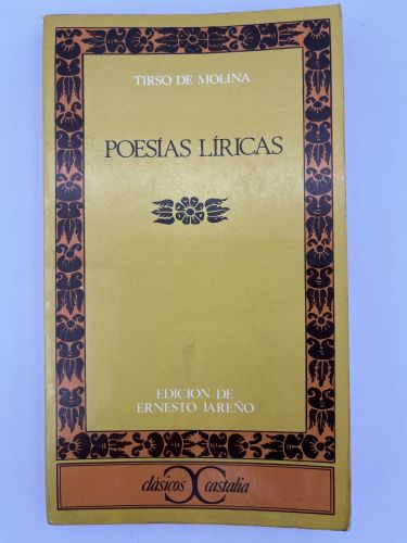 Portada del libro de Poesías Líricas