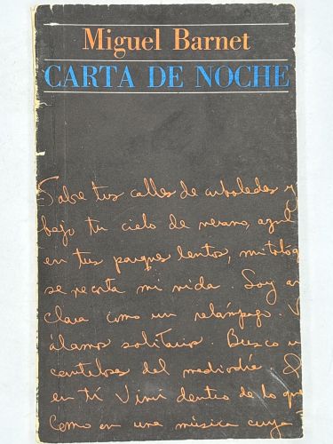 Carta de noche
