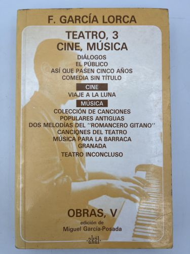 Obras V. Teatro 3. Cine. Música