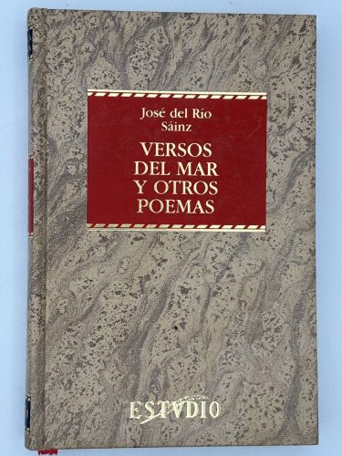 Portada del libro de Versos del mar y otros poemas