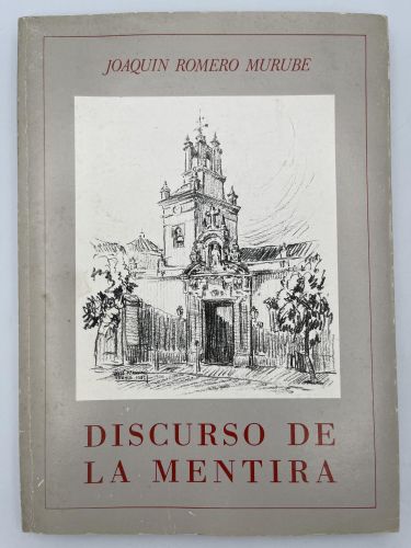 Portada del libro de Discurso de la mentira