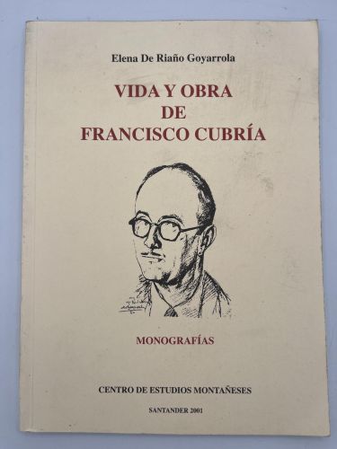 Portada del libro de Vida y obra de Francisco Cubría
