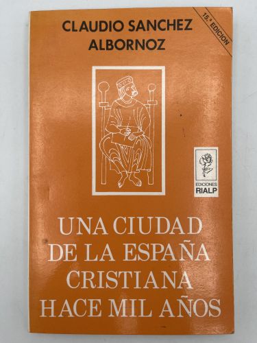 Portada del libro de Una ciudad de la España cristiana hace mil años