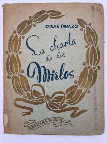 Portada del libro de La charla de los mirlos