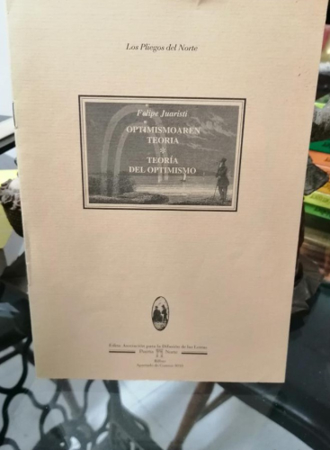 Portada del libro de TEORÍA DEL OPTIMISMO