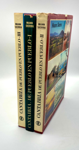 Portada del libro de Mann Sierra. De Pueblo en Pueblo I,II, III