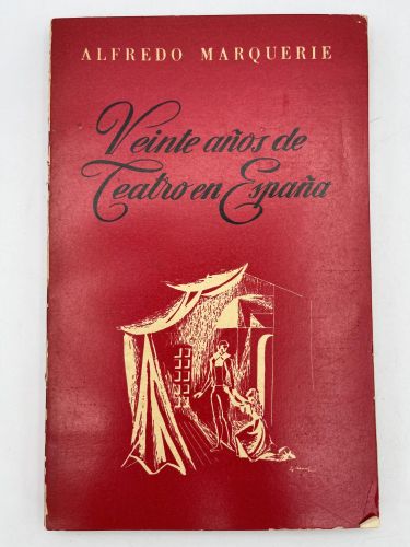 Portada del libro de Veinte años de teatro en España