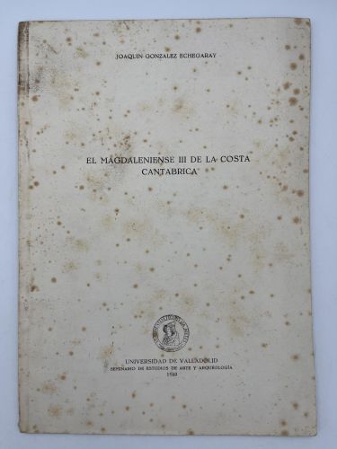 Portada del libro de El magdaleniense III de la costa cantábrica