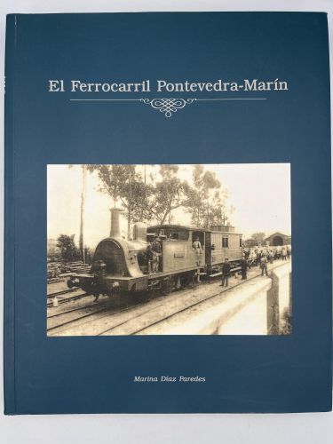 Portada del libro de El ferrocarril Pontevedra-Marín