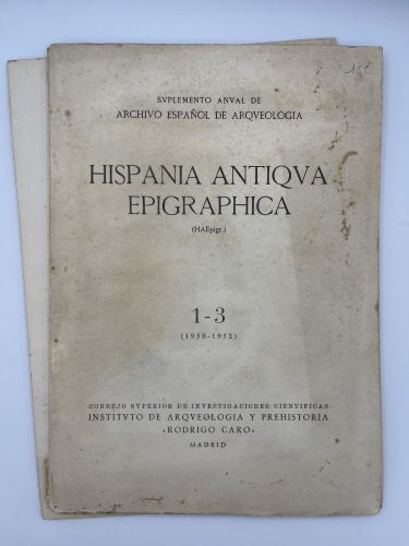 Hispania antiqva epigraphica