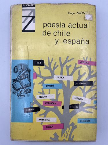 Portada del libro de Poesía actual de Chile y España