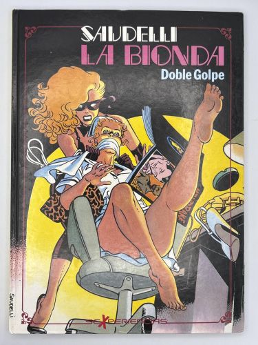 Portada del libro de LA BIONDA DOBLE GOLPE