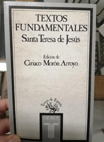Portada del libro de SANTA TERESA DE JESÚS