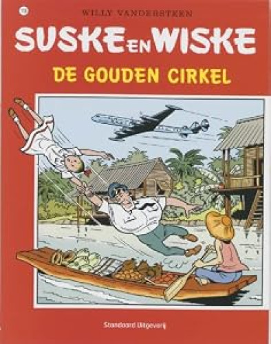 Portada del libro de De gouden cirkel. Suske en wiske