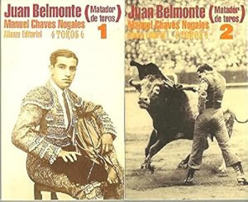 Portada del libro de Juan Belmonte, matador de toros