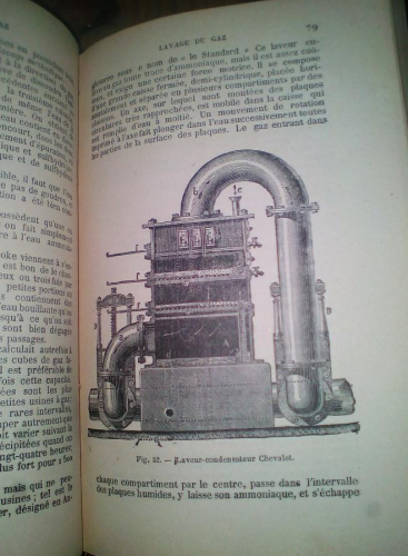 Portada del libro de Des Directeurs d`Usines a Gaz .H. Coudurier. Ilustrado.