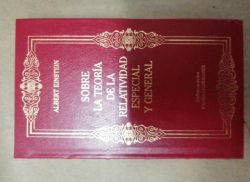 Portada del libro de SOBRE LA TEORÍA DE LA RELATIVIDAD ESPECIAL Y GENERAL