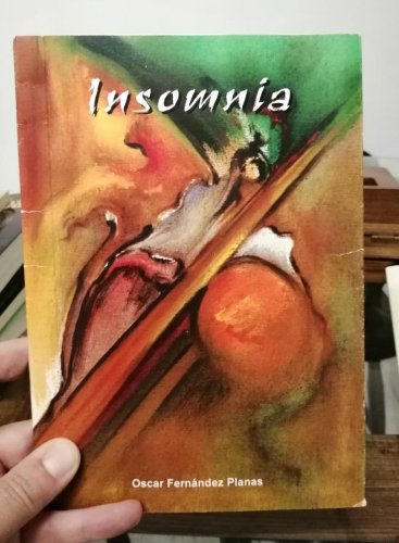 Portada del libro de INSOMNIA. ÓSCAR FERNÁNDEZ PLANAS