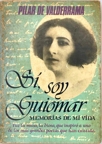 Portada del libro de Sí, SOY GUIOMAR MEMORIAS DE MI VIDA. PILAR DE VALDERRAMA