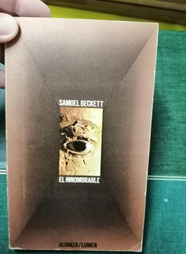 Book cover from SAMUEL BECKETT. EL INNOMBRABLE.SAMUEL BECKETT