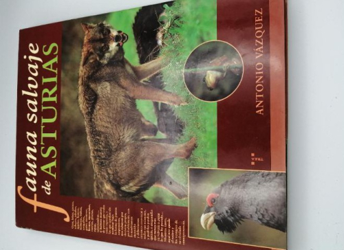 Portada del libro de FAUNA SALVAJE DE ASTURIAS.