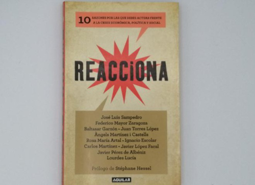 Portada del libro de REACCIONA.