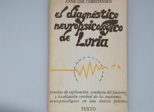 Portada del libro de EL DIAGNÓSTICO NEUROPSICOLÓGICO DE LURIA.