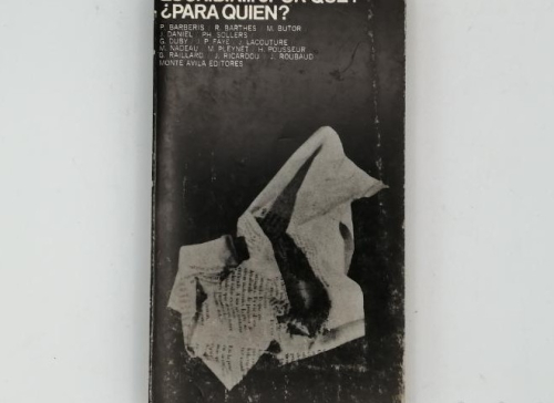 Book cover from ESCRIBIR ¿POR QUÉ? ¿PARA QUIÉN?
