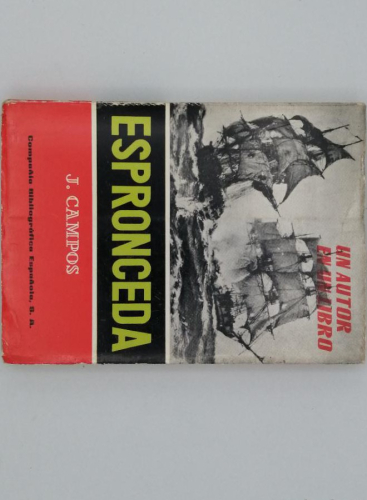 Portada del libro de Espronceda. J