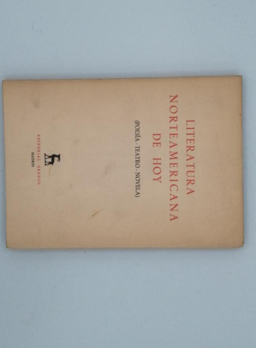 Portada del libro de LITERATURA NORTEAMERICANA DE HOY