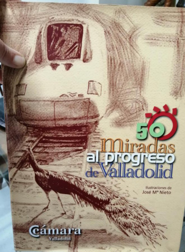Portada del libro de 50 MIRADAS AL PROGRESSO DE VALLADOLID.