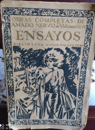 Portada del libro de OBRAS COMPLETAS DE AMADO NERVO. ENSAYOS
