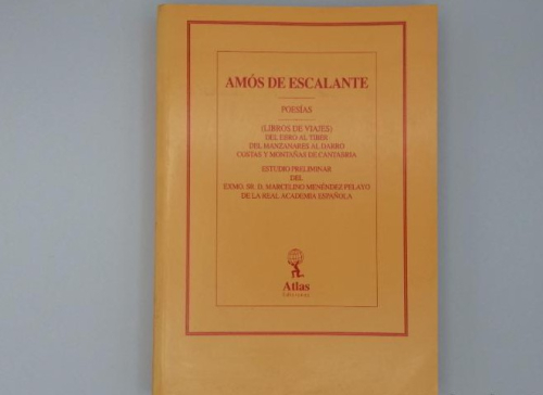 Portada del libro de OBRAS ESCOGIDAS DE AMÓS DE ESCALANTE.