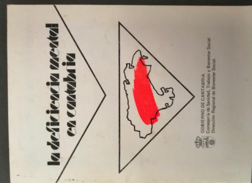 Portada del libro de La deficiencia mental en Cantabria.