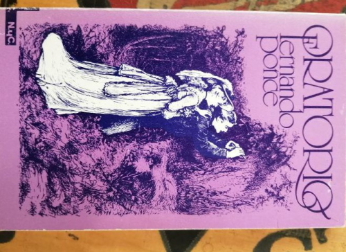 Portada del libro de Oratorio. Fernando Ponce.