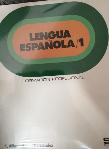 Book cover from Lengua española 1 F.P.