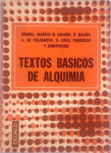 Portada del libro de TEXTOS BÁSICOS DE ALQUIMIA.