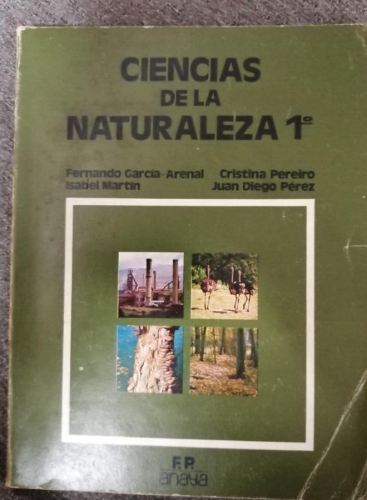 Book cover from Ciencias de la Naturaleza1º