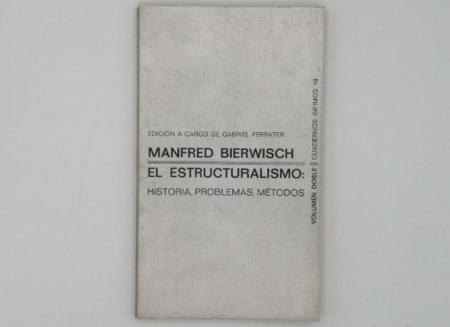 Portada del libro de EL ESTRUCTURALISMO
