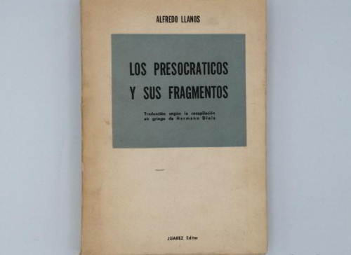 Portada del libro de LOS PRESOCRÁTICOS Y SUS FRAGMENTOS