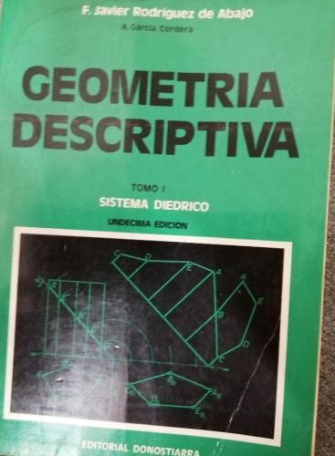 Book cover from Geometría Descriptiva I