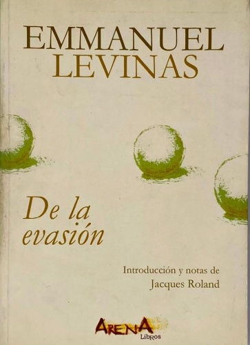 Portada del libro de DE LA EVASIÓN