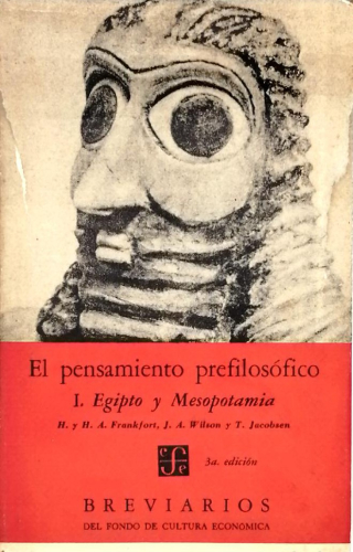 Portada del libro de EL PENSAMIENTO PREFILOSÓFICO