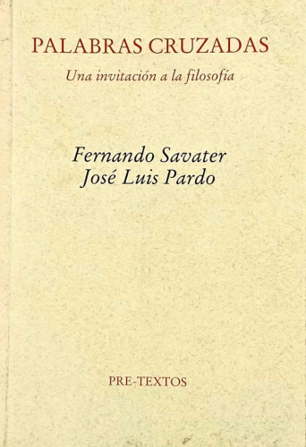 Portada del libro de PALABRAS CRUZADAS. UNA INVITACIÓN A LA FILOSOFÍA