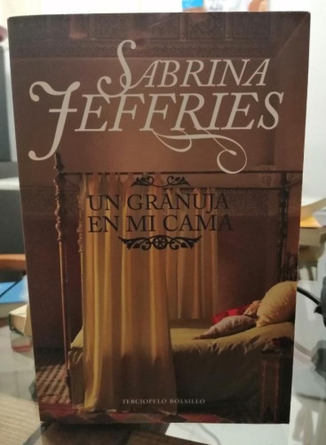 Book cover from Un granuja en mi cama. Sabrina Feffries.