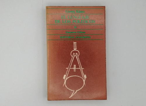 Portada del libro de EL LENGUAJE DE LOS POLÍTICOS, GEORG KLAUS.